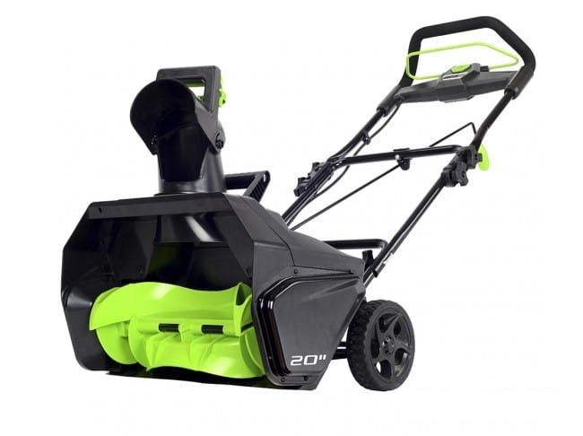 Снегоуборщик бесщеточный 51 см 80V GREENWORKS GD80SB с АКБ 4 А/Ч и ЗУ Снегоуборщик бесщеточный 51 см 80V GREENWORKS GD80SB с АКБ 4 А/Ч и ЗУ